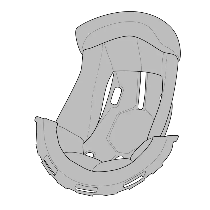 Simpson Darksome Inredning - Hjälm reservdelar - 638-102124 - 1