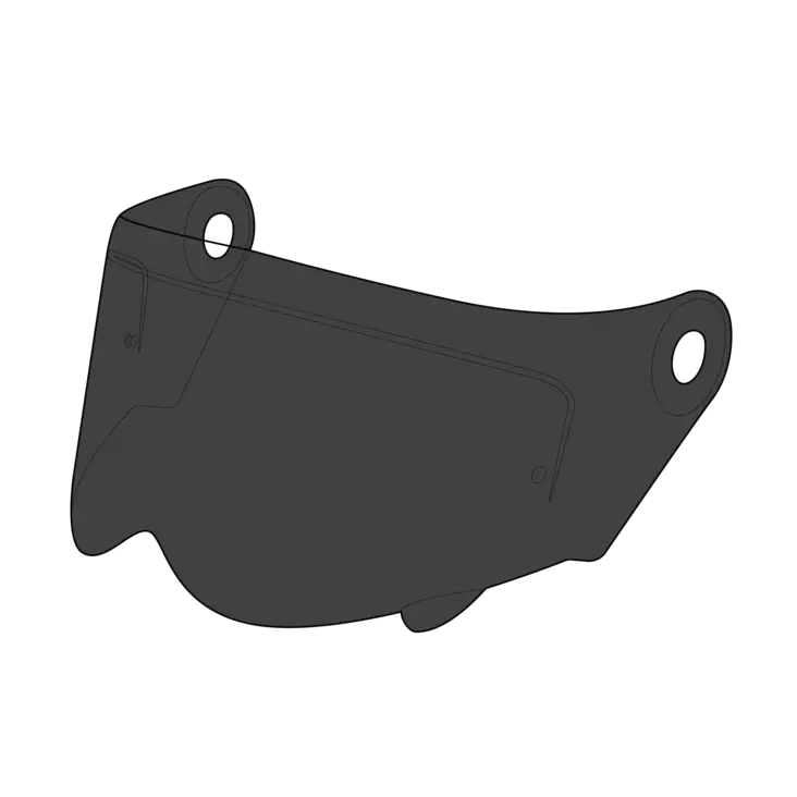 SIMPSON Darksome visir Mörk - Visir - 638-102114 - 1