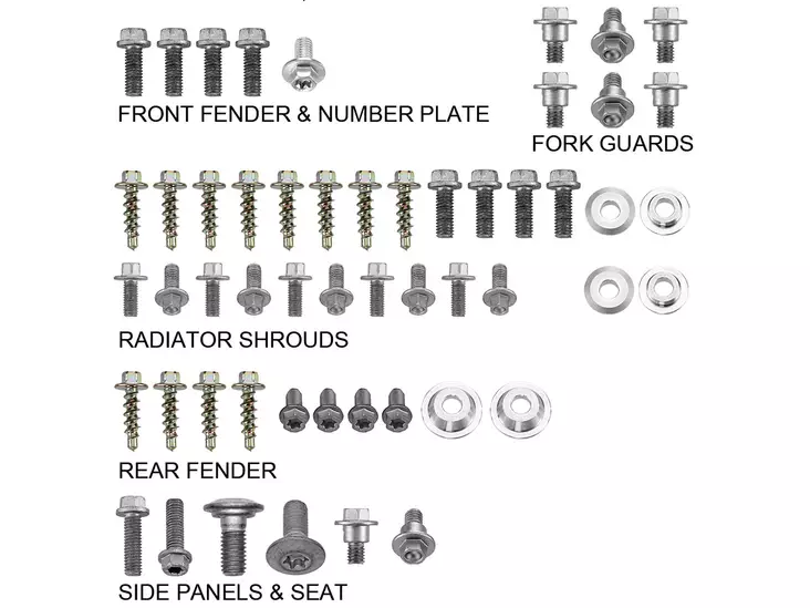 Psychic Body Panel Hardware PackKtm - MC Skruvar och muttrar - 395-12164 - 1