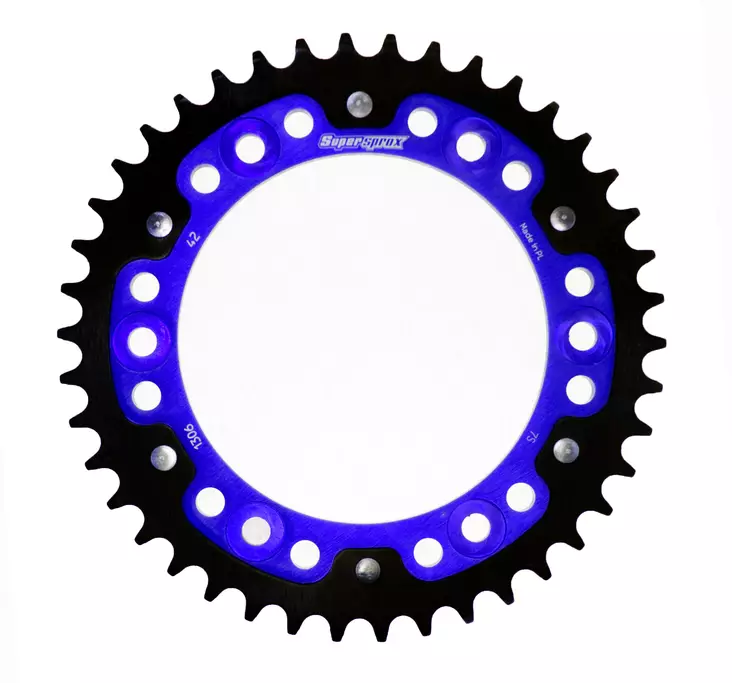 Supersprox Stealth Rear sprocket Blue - MC Bakdrev - 272-1306-RST-42-4 - 1