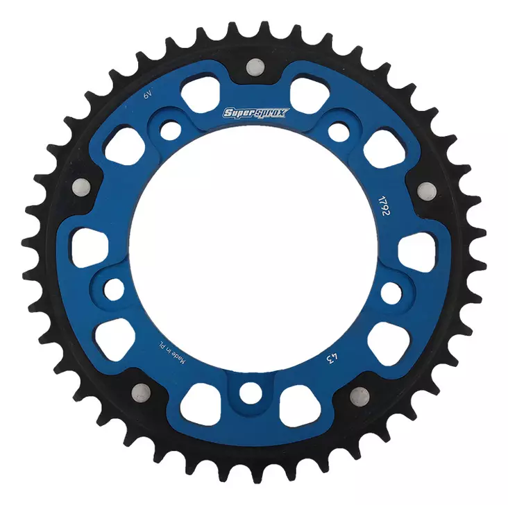 Supersprox Stealth Rear sprocket Blue - MC Bakdrev - 272-1792-RST-47-4 - 1