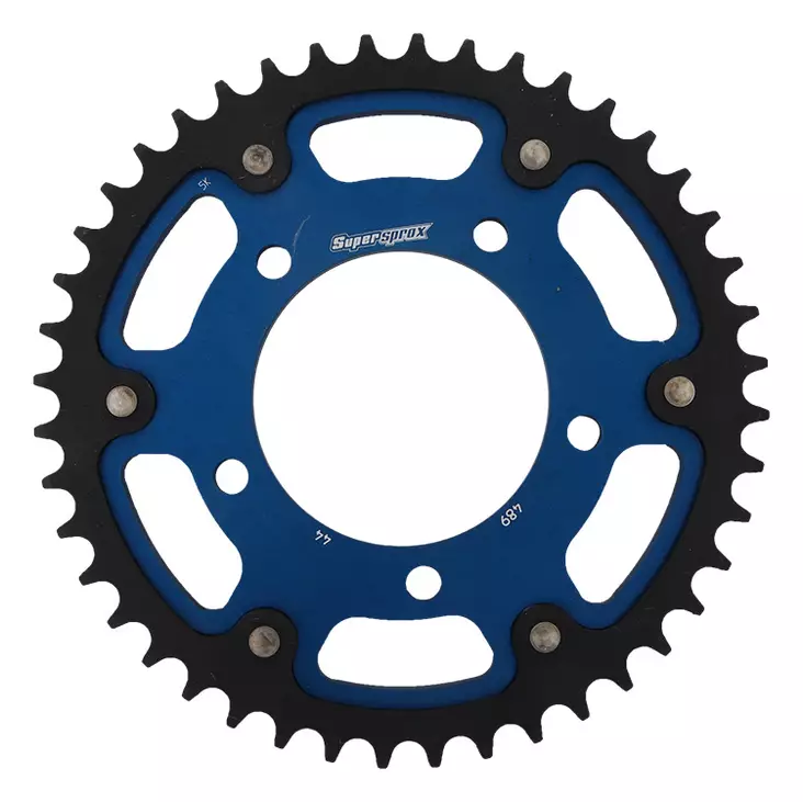 Supersprox Stealth Rear sprocket Blue - MC Bakdrev - 272-489-RST-41-4 - 1