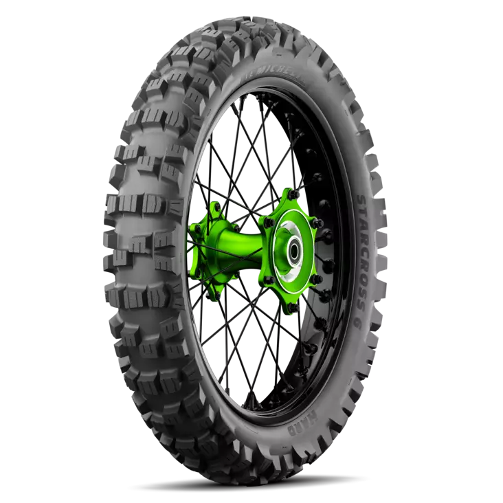Bakdäck Michelin Starcross 6 Hard 110/90-19 62M - Motocross däck - 25-247344 - 1