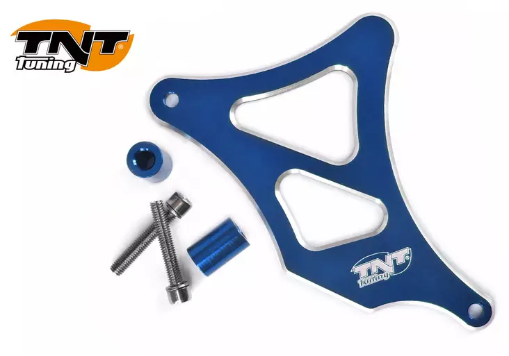TNT Framdrevs skydd, Aluminium, Blå, AM6 - Framhjulsskydd - 306-4102-4 - 1