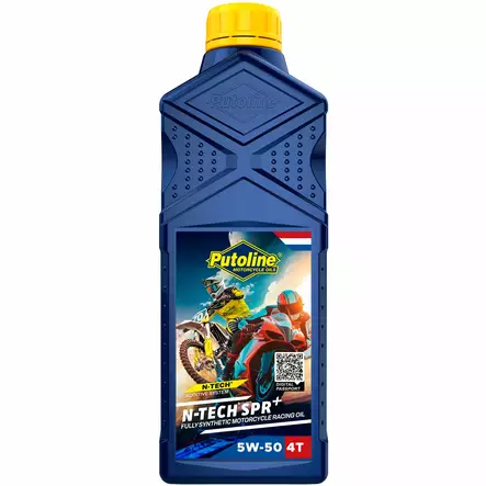 Putoline N-Tech SPR+ 5W-50 Motorolja 1L - 4-T Motoroljor - 554-74405 - 1