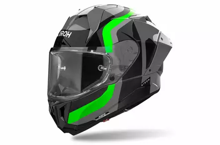 MC-hjälm Airoh GP 800 Competition, glansig grön - MC integralhjälmar - 57-25065 - 1