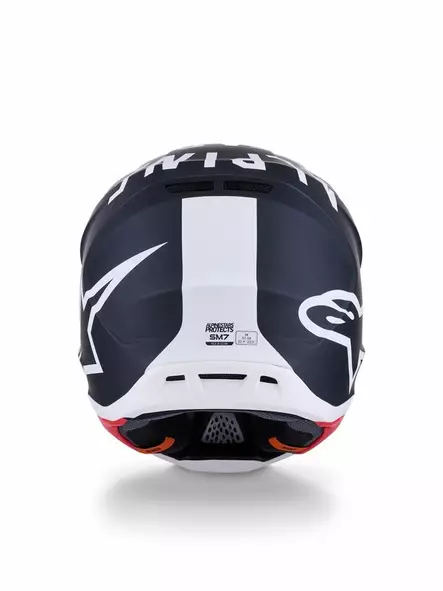 Crosshjälm Alpinestars S-M7 Dasher, svart/vit - Crosshjälmar - D513805 - 2