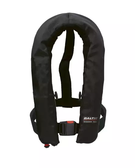 Baltic Winner auto uppblåsbar räddningsväst svart 40-150kg - Automatiska räddningsvästar - 128-2-1555 - 1
