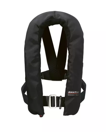 Baltic Winner sele auto uppblåsbar räddningsväst svart 40-150kg - Automatiska räddningsvästar - 128-2-1535 - 1