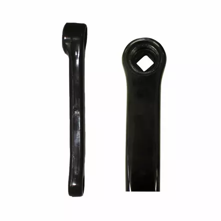 Vevarm vänster 170mm, stål, svart, diamond - Pedalvevar - 60315 - 1