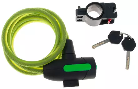 Spirallås CAVO 10/150 cm matt lime - Lås och delar - 45-105 - 1
