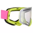 AMOQ Vision Vent+ Magnetic Goggles Pink-HiVis - Silver Mirror - Skoterglasögon - 645-23130325 - 2