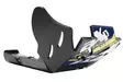 AXP Xtrem HDPE Hasplåt Svart Husqvarna FE250-FE350 17- - Motocross hasplåt - 397-AX1425 - 1
