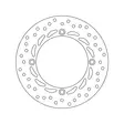 Brembo Bromsskiva Serie Oro - MC Bromsskivor - 232-68B407A5 - 1