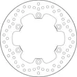Brembo Bromsskiva Serie Oro - MC Bromsskivor - 232-68B407M5 - 1