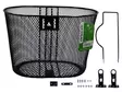 Framkorg CAVO 24" fastmonterad, svart - Varukorgar - 48-705 - 1