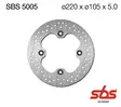 SBS Bromsskiva Standard - MC Bromsskivor - 230-5005 - 1