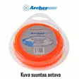 Trimmerlina ARCHER: Twin Stop 3,0 mm 26m, vriden - Delar till trimmers - 446-TTR30P05 - 1
