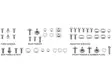 Psychic Body Panel Hardware Pack Yamaha - MC Skruvar och muttrar - 395-12155 - 1