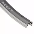 Fälg ALEX 24"18-507, ACE 17 36H, dubbelbottnad, CNC fräst, aluminium, silver - Fälgar fram 12-24" - 62865 - 1