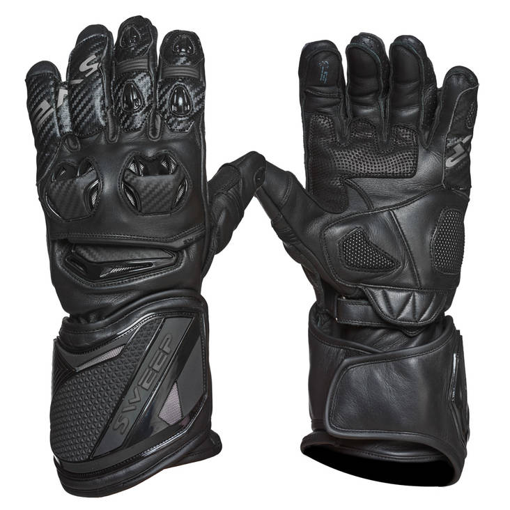 Handskar Sweep Chicane Racing, svart - MC handskar - LGCHIC-02-05 - 1