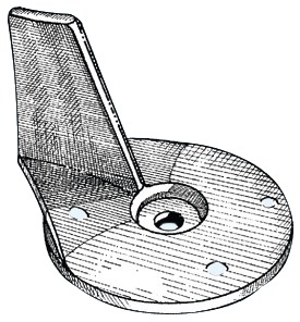 Zinc anodi, Mercury Mariner - Anoder - M43-822-15 - 1