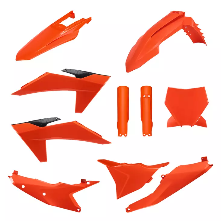 Polisport plastkit SX/SX-F 23-24, Orange - Motocross plastsats - 178-91345 - 1