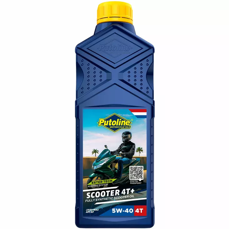 Putoline Ester Tech Scooter 4T+ 5W-40 Motorolja 1L - 4-T Motoroljor - 554-70645 - 1