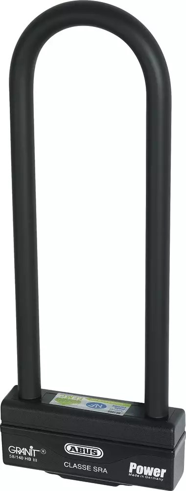 ABUS Bygellås 58 Granit Power - MC Skivbromslås och kedjelås - 49-32865 - 1