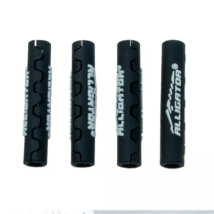 Ramskydd silicon ALLIGATOR för 4mm hölje, 4st/förp, svart - Växelvajrar - 63115 - 2