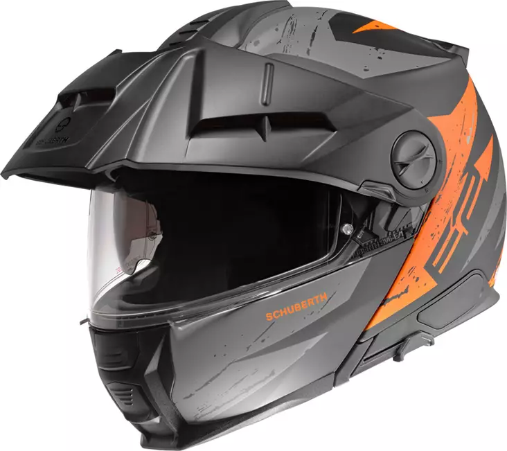 Schuberth Öppningsbar Hjälm E2 Explorer Matt Orange - MC öppningsbara och öppna hjälmar - 51-2315 - 2