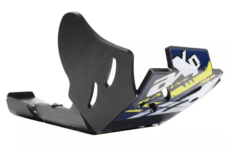 AXP Xtrem HDPE Hasplåt Svart Husqvarna FE250-FE350 17- - Motocross hasplåt - 397-AX1425 - 1