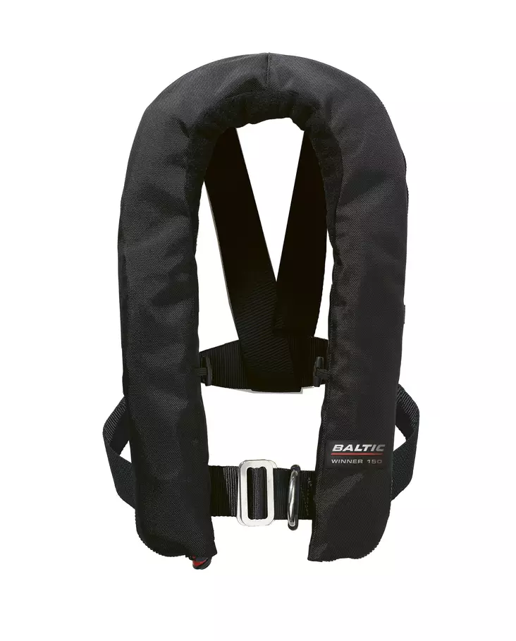 Baltic Winner sele auto uppblåsbar räddningsväst svart 40-150kg - Automatiska räddningsvästar - 128-2-1535 - 1