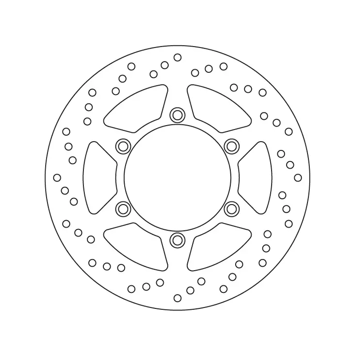 Brembo Bromsskiva Serie Oro - MC Bromsskivor - 232-68B407D5 - 1