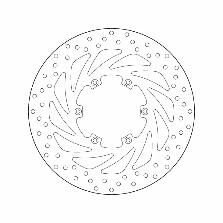 Brembo Bromsskiva Serie Oro - MC Bromsskivor - 232-68B407G5 - 1