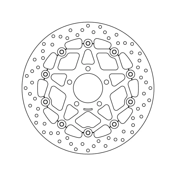 Brembo Bromsskiva Serie Oro floating - MC Bromsskivor - 232-78B40865 - 1