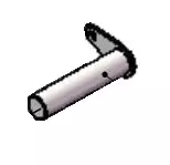 Bronco Tapp till skopa nedre 77-13500 - Arbetsmaskinernas reservdelar - 77-13500-35 - 0