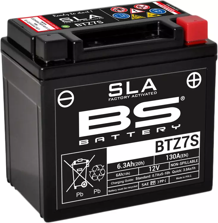 BS Battery BTZ7S (FA) SLA - Sealed & Activated - BS batteri - 140-300635 - 1