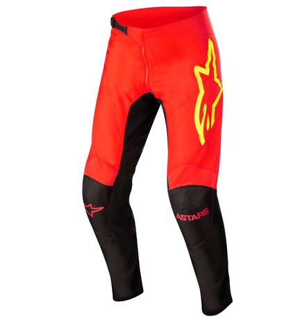 Crossbyxa Alpinestars Fluid Tripple, svart/röd/gul - Crossbyxor - D393735 - 1