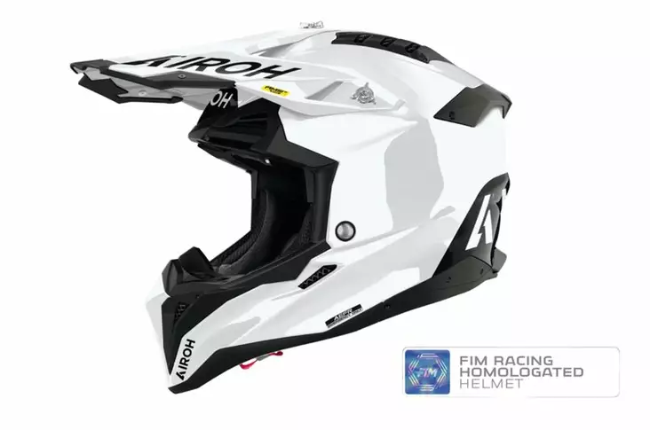 Airoh Hjälm Aviator 3 EVO vit glansig - Crosshjälmar - 57-26005 - 1