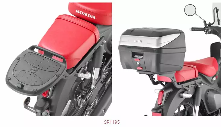 GIVI Specific rear rack Honda Cub 21- for MONOLOCK® top-case - MC Väskhållare - 322-SR1195 - 1