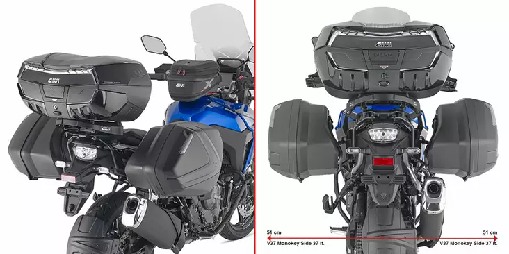 Givi Tub.Pann.Hol.Suzuki V-Strom 800De (2023) - MC Väskhållare - 322-PLX3125 - 1