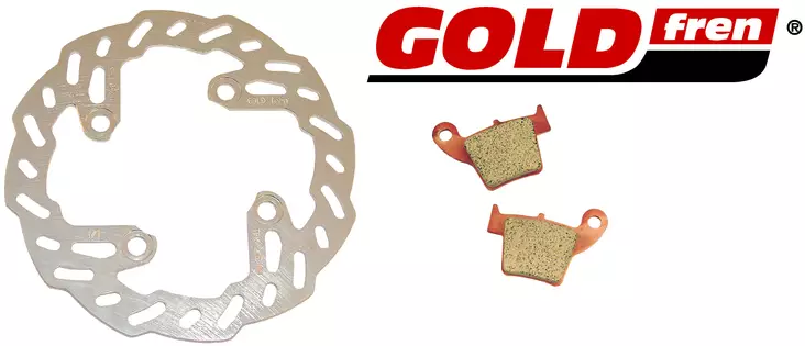 GOLDFREN Bromsbelägg 165 Ceramic carbon AD - Motocross bromsbelägg - 48-12-165 - 1