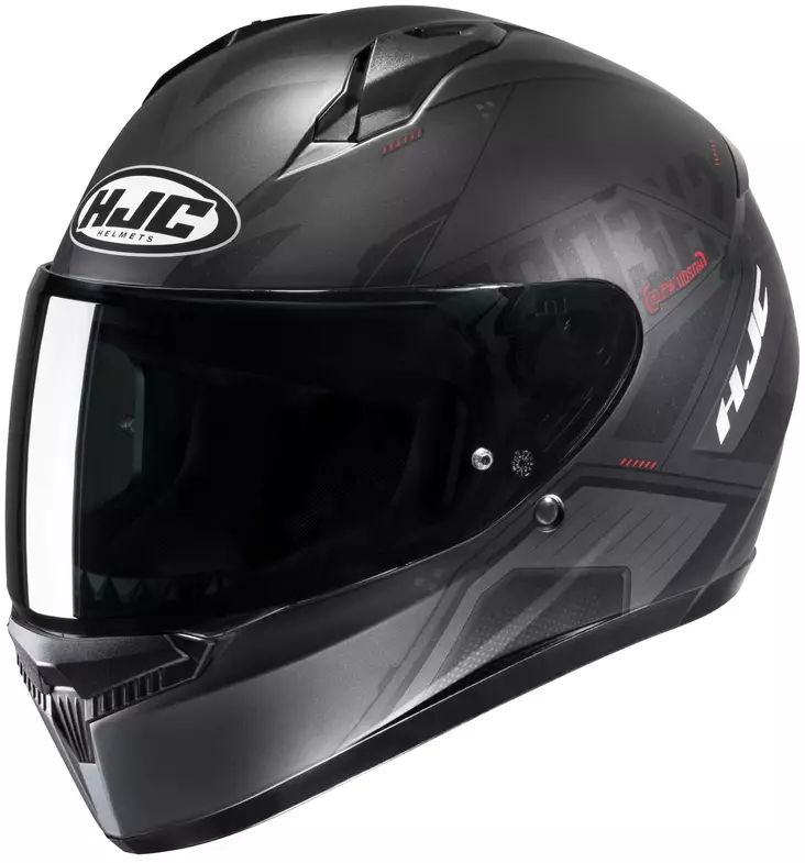 Motorcykelhjälm HJC C10 Inka, svart/grå MC1SF - MC integralhjälmar - 630-23115 - 1