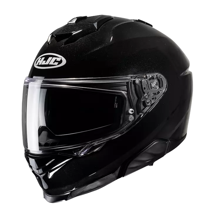 Motorcykelhjälm HJC i71, svart - MC integralhjälmar - 630-23075 - 1