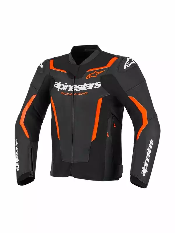 MC-skinnjacka Alpinestars GP Force v2, svart/röd - MC skinnjackor - D520435 - 1