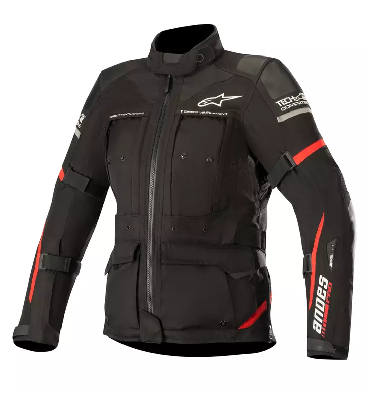 Alpinestars Jacka Andes Pro Drystar Tech Air, svart/röd - MC jackor - D251655 - 1