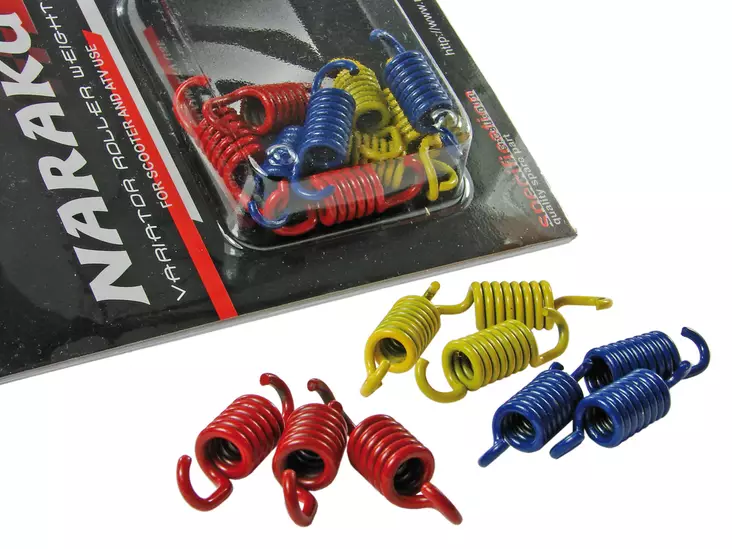 Naraku Kopplingsfjäder sats Sport, Aprilia / Kymco / Peugeot / Piaggio / SYM - Kopplingar - 304-0395 - 1