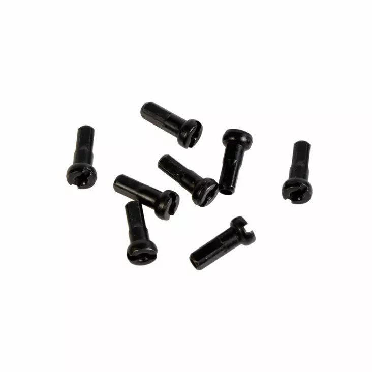 Ekernippel SAPIM, 2 x 12mm, svart (mässing),100st - Nipplar - 60905 - 1