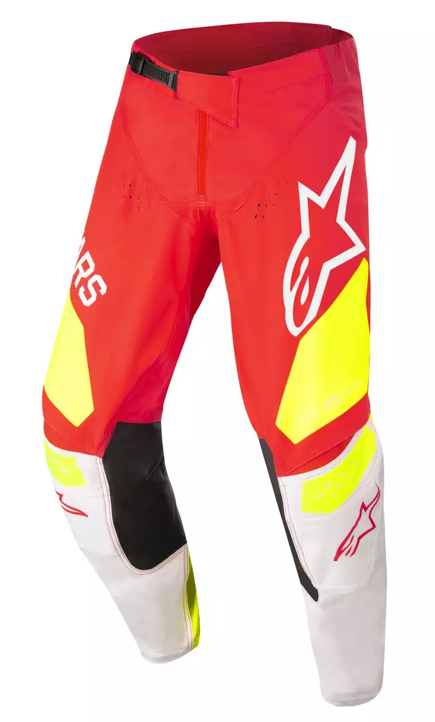 Alpinestars crossbyxor Racer Junior Factory röd/vit/gul - Barn crossbyxor - D393805 - 1